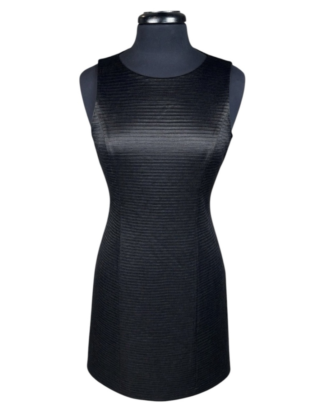 Theyskens’ Theory Drew Black Sleeveless Mini Sheath Dress Size 6 - Picture 2 of 7